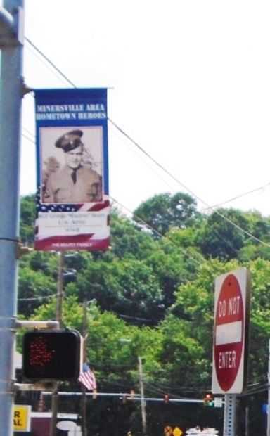 SGT. GEORGE MALITY WAR MEMORIAL BANNER