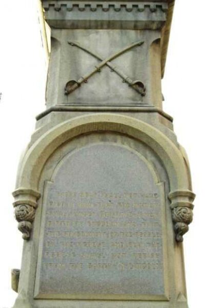 LYCOMING COUNTY CIVIL WAR MEMORIAL STONE D