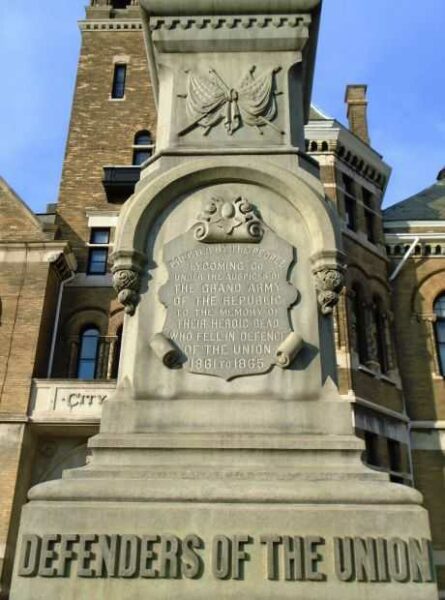 LYCOMING COUNTY CIVIL WAR MEMORIAL STONE A