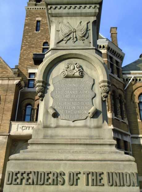 LYCOMING COUNTY CIVIL WAR MEMORIAL STONE A