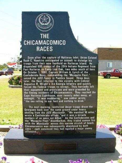 THE CHICAMACOMICO RACES WAR MEMORIAL