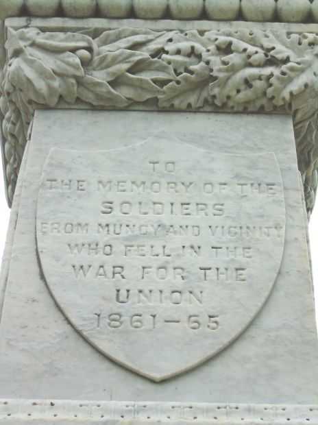 MUNCY AND VICINITY CIVIL WAR MEMORIAL STONE A