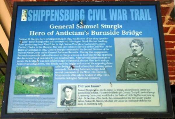 SHIPPENSBURG CIVIL WAR TRAIL MEMORIAL PLAQUE
