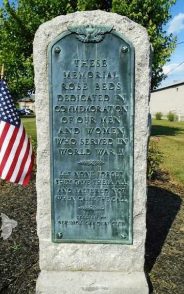 BERWICK WORLD WAR II MEMORIAL