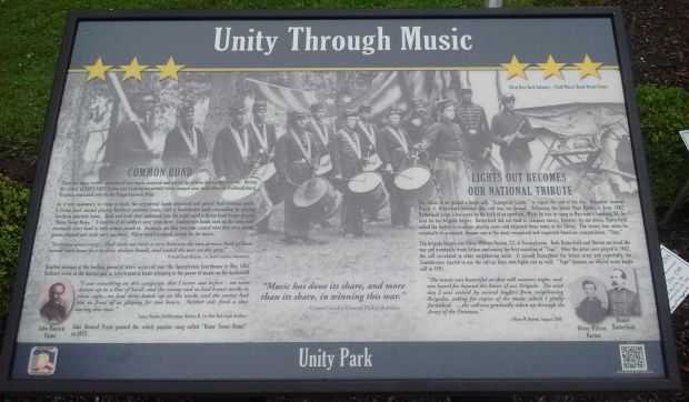UNITY THROUGH MUSIC WAR MEMORIAL PANEL