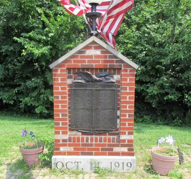 UNION TOWNSHIP WORLD WAR HONOR ROLL MEMORIAL
