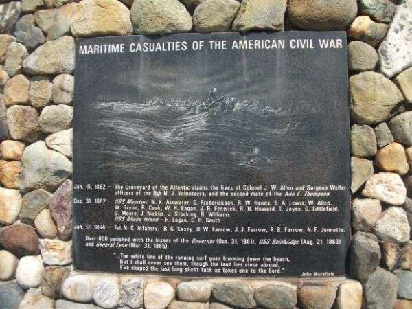 MARITIME CASUALTIES OF THE AMERICAN CIVIL WAR MEMORIAL