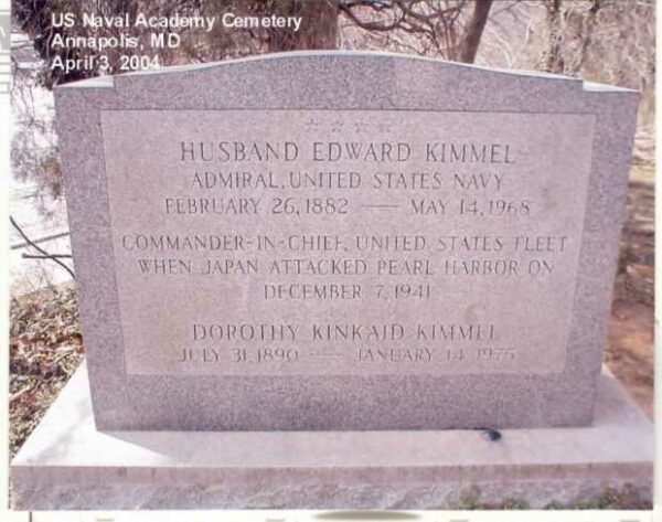 HUSBAND EDWARD KIMMEL WAR MEMORIAL CEMETERY STONE