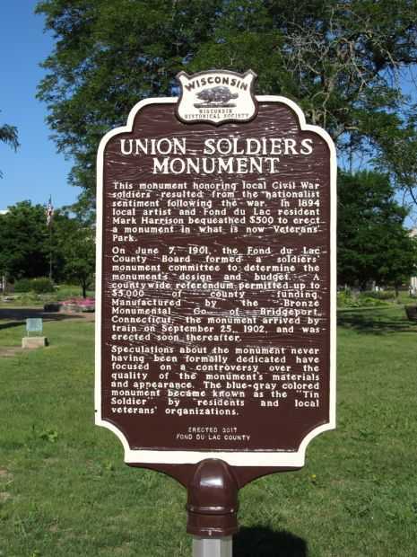 UNION SOLDIERS MONUMENT MEMORIAL MARKER