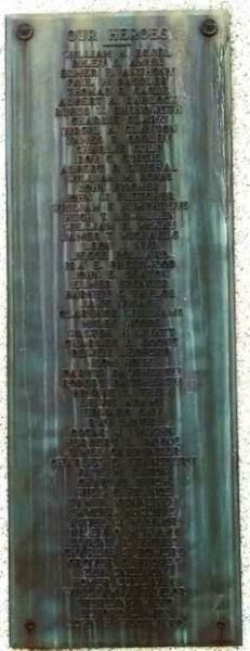 THIRD DISTRICT OF MCMINN COUNTY WORLD WAR MEMORIAL PLAQUE B