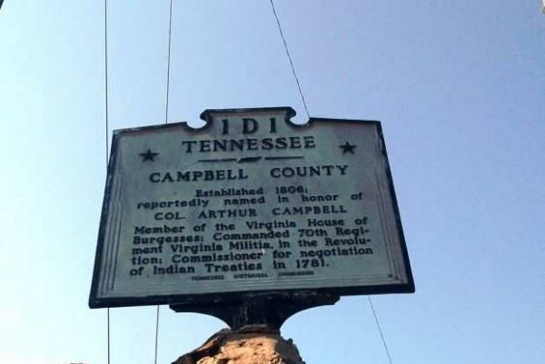 TENNESSE CAMPBELL COUNTY WAR MEMORIAL MARKER