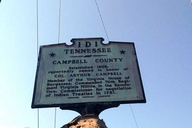 TENNESSE CAMPBELL COUNTY WAR MEMORIAL MARKER
