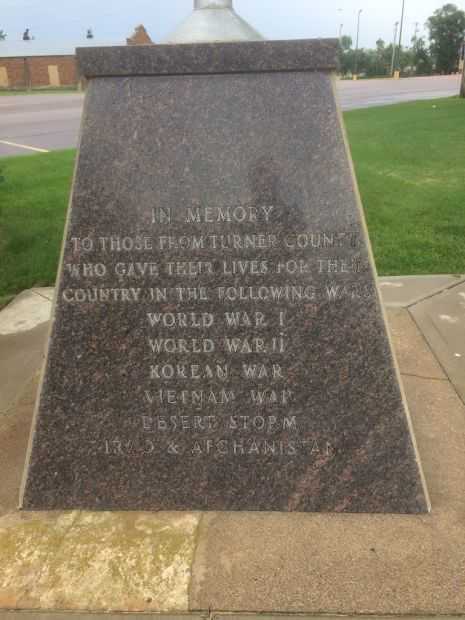 TURNER COUNTY WAR VETERANS MEMORIAL FLAGPOLE BASE
