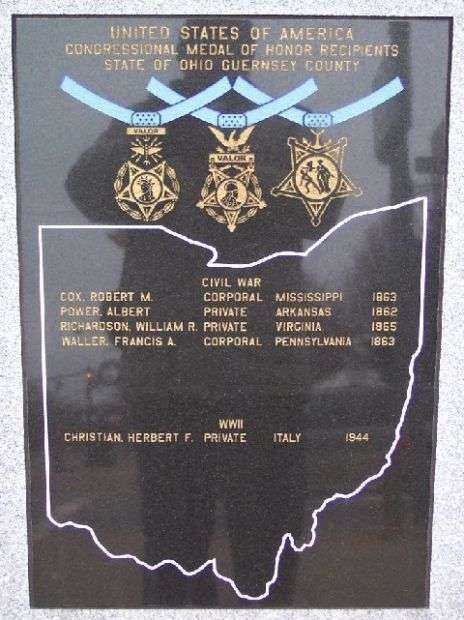 GUERNSEY COUNTY MEDAL OF HONOR MEMORIAL
