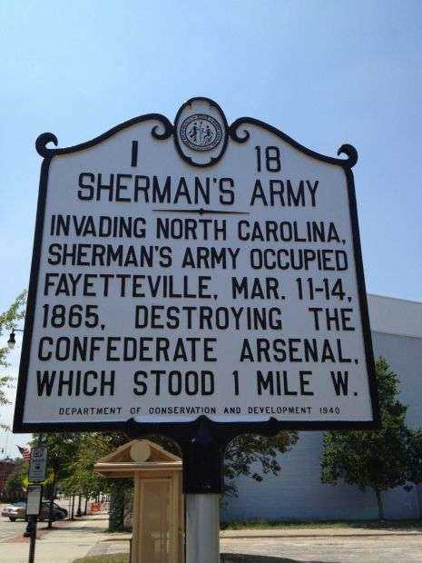SHERMAN’S ARMY WAR MEMORIAL MARKER