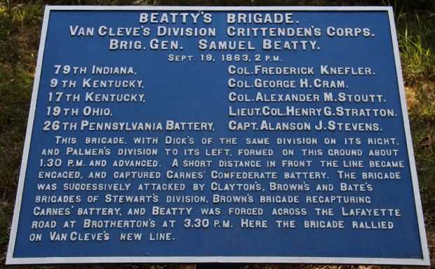 BEATTY’S BRIGADE WAR MEMORIAL PLAQUE V