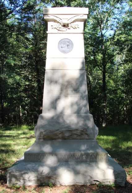 INDIANA’S SEVENTY-NINTH REGIMENT INFANTRY. WAR MEMORIAL FRONT