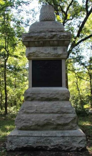 36TH REG’T INDIANA INFTY WAR MEMORIAL BACK