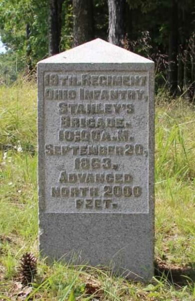 18TH. REGIMENT OHIO INFANTRY WAR MEMORIAL