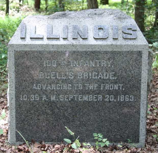 100TH ILLINOIS INFANTRY BUELL’S BRIGADE WAR MEMORIAL