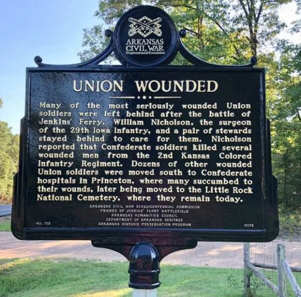 UNION WOUNDED WAR MEMORIAL MARKER