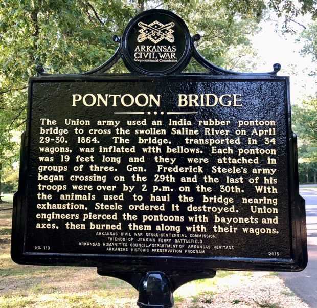 PONTOON BRIDGE WAR MEMORIAL MARKER