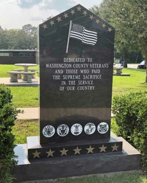 WASHINGTON COUNTY, AL VETERANS MEMORIAL FRONT
