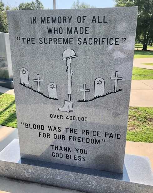 BALDWIN COUNTY WORLD WAR II MEMORIAL BACK