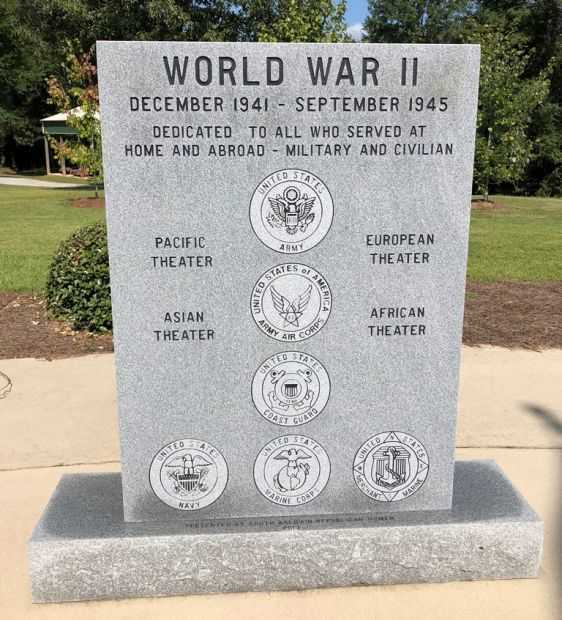 BALDWIN COUNTY WORLD WAR II MEMORIAL FRONT