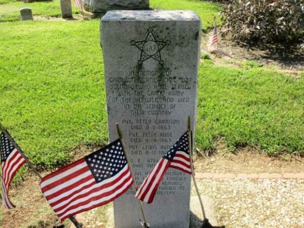 GARRISON CORNER CIVIL WAR SOLDIERS MEMORIAL