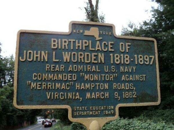 BIRTHPLACE OF JOHN L. WORDEN WAR MEMORIAL MARKER