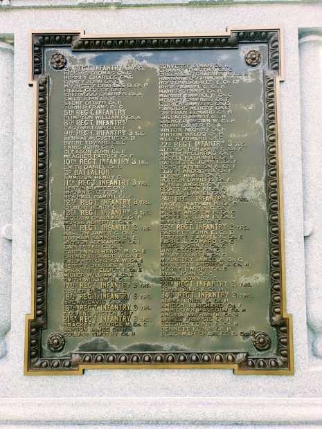 SOUTHBRIDGE CIVIL WAR MEMORIAL PLAQUE D