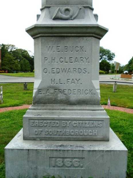 SOUTHBOROUGH CIVIL WAR MEMORIAL SIDE A