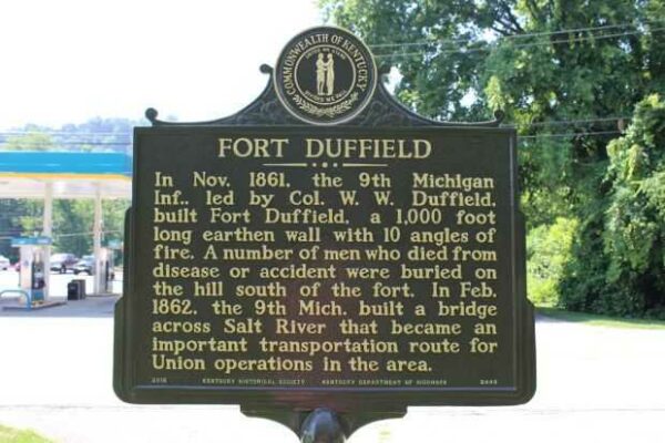 FORT DUFFIELD WAR MEMORIAL MARKER BACK