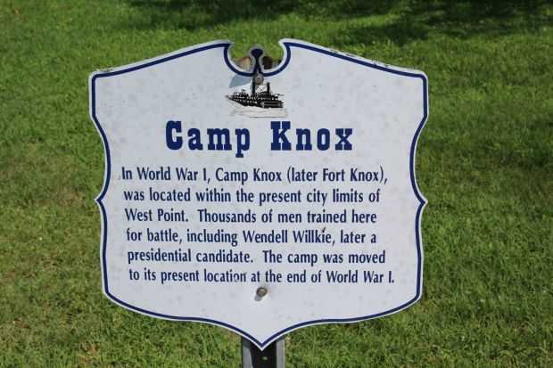 CAMP KNOX WAR MEMORIAL MARKER