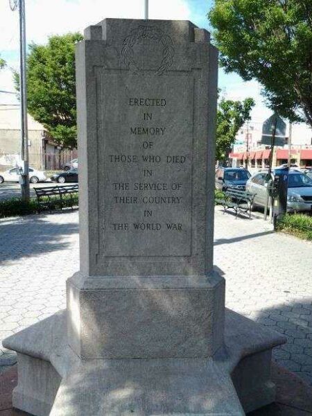 MASPETH WORLD WAR I MEMORIAL FRONT