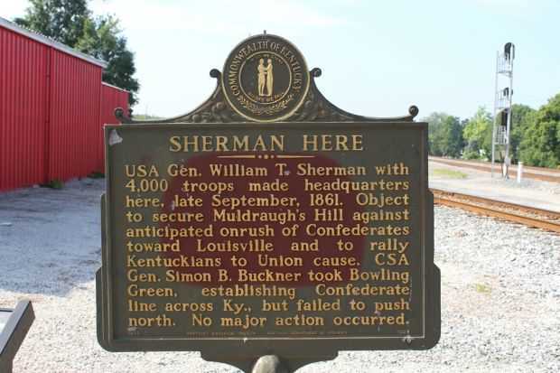 SHERMAN HERE WAR MEMORIAL MARKER