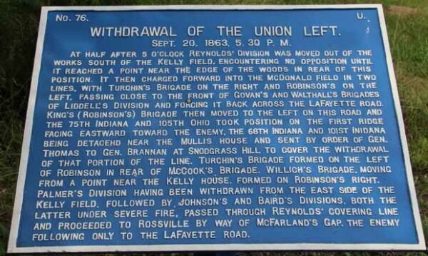 WITHDRAWAL OF THE UNION LEFT WAR MEMORIAL PLAQUE