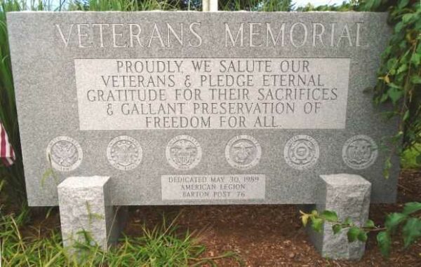 BARTON VETERANS MEMORIAL