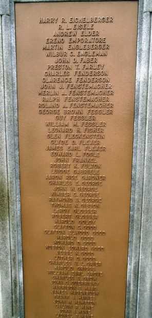 SEVENTH AND ELEVENTH WARDS WORLD WAR MEMORIAL  PLAQUE E