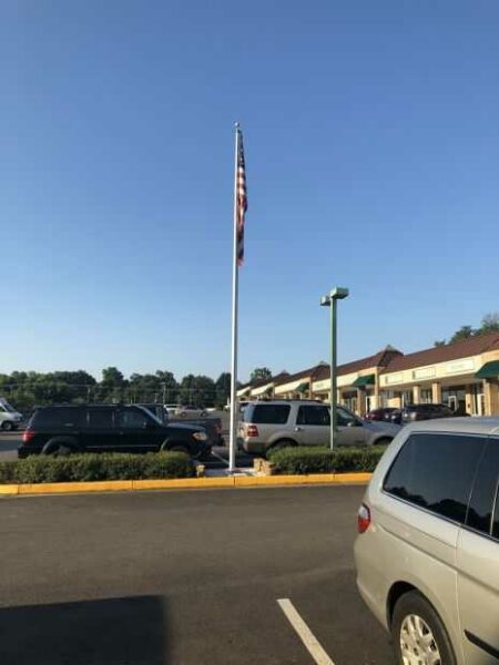 PMG ARAMED FORCES WAR MEMORIAL FLAGPOLE
