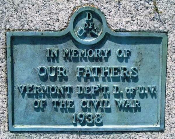 BAXTER POST NO 51 G.A.R.WAR MEMORIAL PLAQUE B