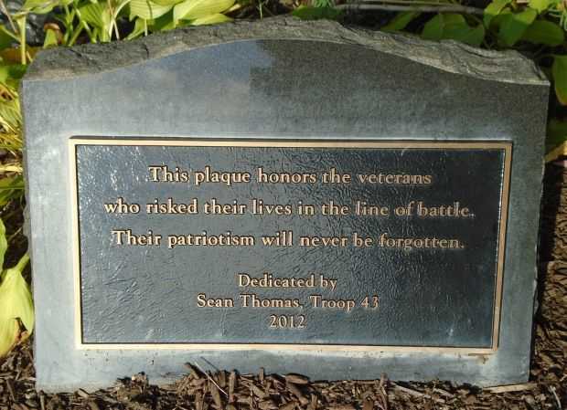 SEAN THOMAS, TROOP 43 WAR MEMORIAL