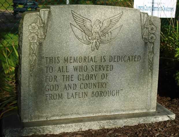 LAFLIN BOROUGH VETERANS MEMORIAL