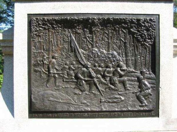 149TH NEW YORK INFANTRY WAR MEMORIAL BAS-RELIEF