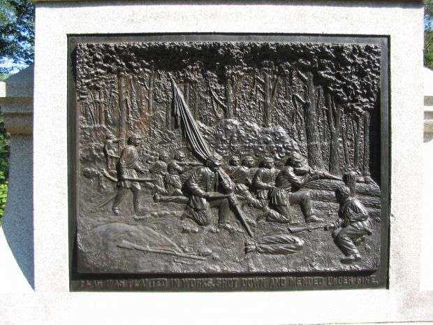 149TH NEW YORK INFANTRY WAR MEMORIAL BAS-RELIEF