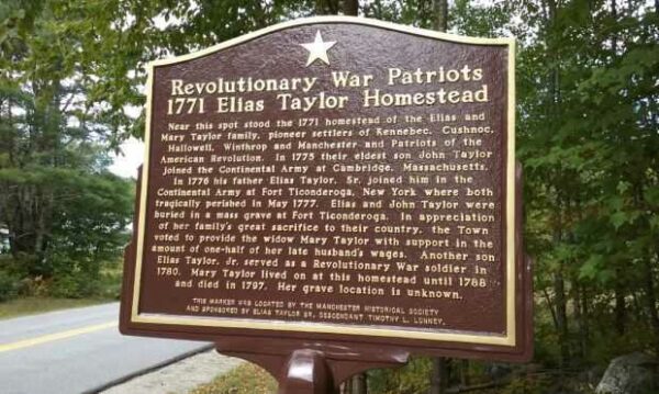 REVOLUTIONARY WAR PATRIOTS MEMORIAL MARKER