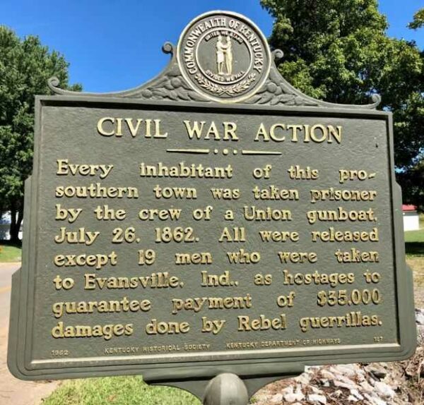 CIVIL WAR ACTION AT STURGIS, KY MEMORIAL MARKER