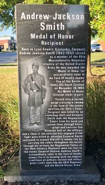 ANDREW JACKSON SMITH MEDAL OF HONOR WAR MEMORIAL