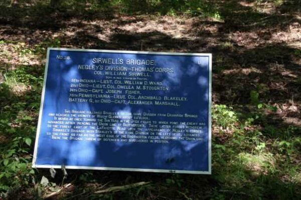 SIRWELL’S BRIGADE WAR MEMORIAL PLAQUE